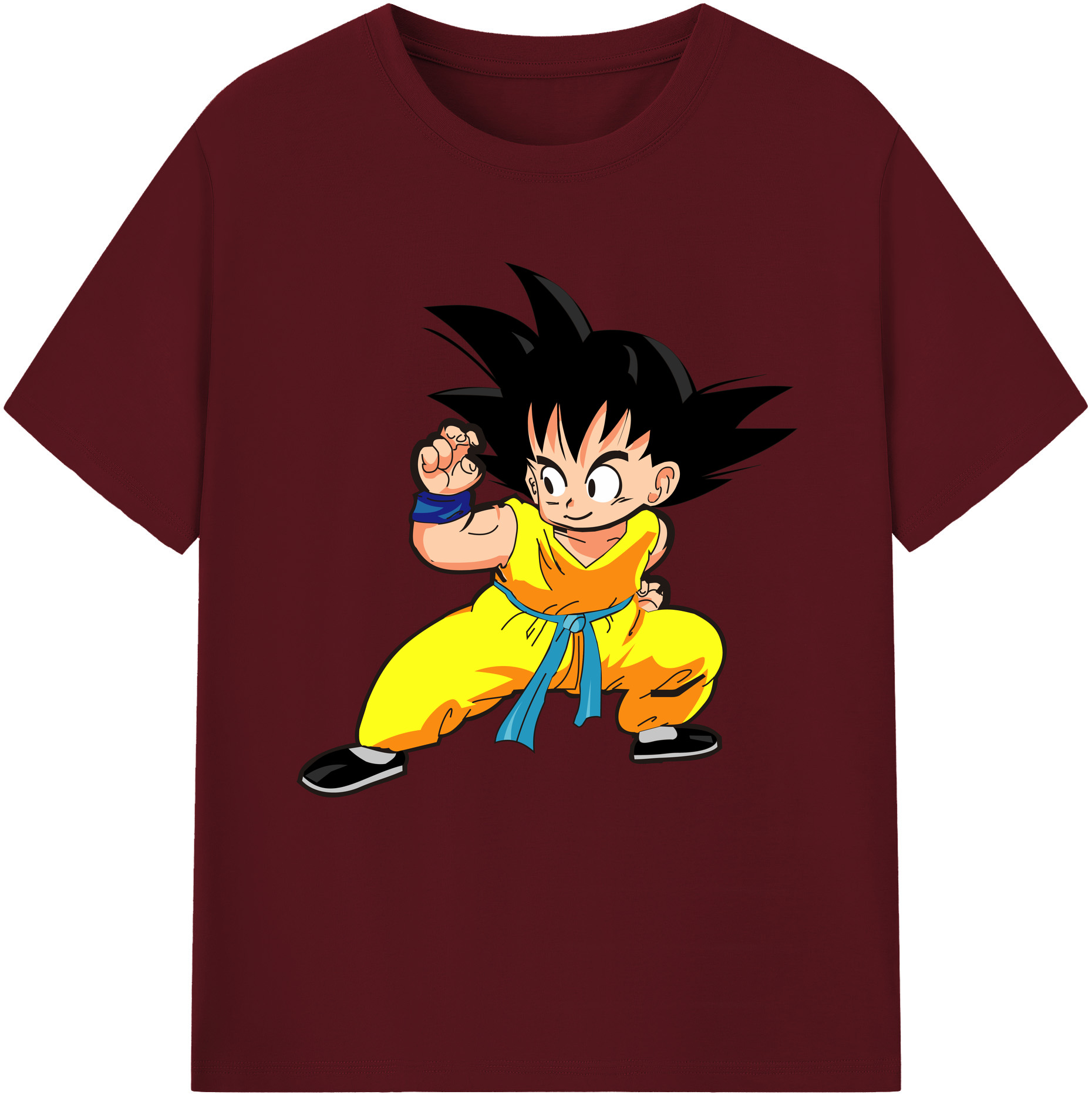 （画像用） ドラゴンボール 孫悟空（そん ごくう）Son Goku カカロット DRAGON BALL Kakarotto 綿100％半袖Tシャツ（フロントプリント）
